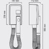Wall-Mounted Hair Dryer with Hose and Socket Shaver VALERA